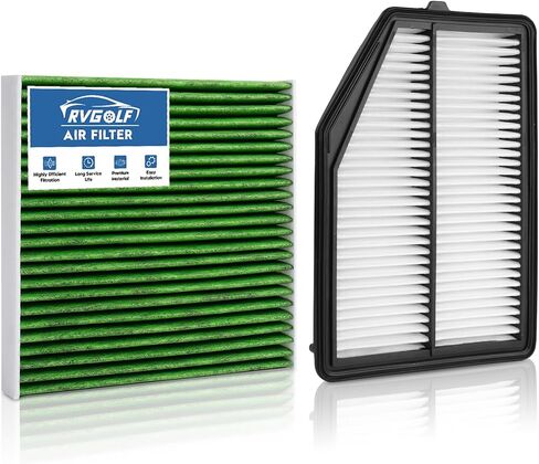 Engine+Cabin Air Filters Set Fit for 2015-2016 Honda CR-V CRV Gas 2.4L Engine Air Filter Replacement CF10134 17220-5LA-A00 | 99% Filtration Efficiency | Easy Install in Saudi Arabia
