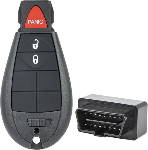Vurkcy Key Fob Kit Replacement for 2013-2021 Ram 1500 2500 3500 4500 5500/19-21 Ram 1500 Classic Car Keyless Entry Remote Control, GQ4-53T,3 Buttons in Kuwait