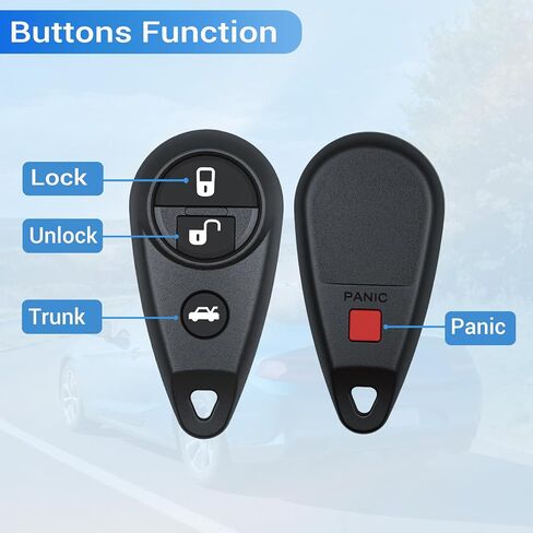 Key Fob Fits for Subaru Legacy Outback 2005-2007/ B9 Tribeca 2006-2008/ Forester 2009/ Impreza WRX STI 2007-2009 Keyless Entry Remote Control NHVWB1U711 433 MHz in Saudi Arabia