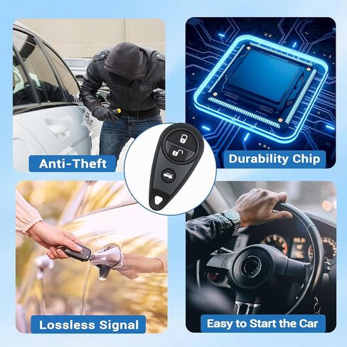 Key Fob Fits for Subaru Legacy Outback 2005-2007/ B9 Tribeca 2006-2008/ Forester 2009/ Impreza WRX STI 2007-2009 Keyless Entry Remote Control NHVWB1U711 433 MHz in Saudi Arabia