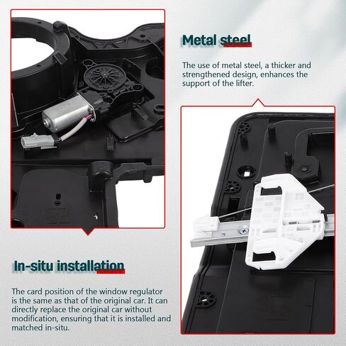 FINDAUTO 68045170AC Rear Right Passenger Side Power Window Regulator Without Motor Replacement for 2011-2019 for Ram for 1500,2019-2020 for Ram for 1500 Classic,2009-2010 for Dodge for Ram 1500 in Kuwait