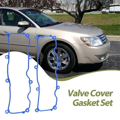 Valve Cover Gasket Set Compatible with Ford Ranger Probe Aerostar Taurus 3.0L 1991-2008 Replace VS50374R in Kuwait