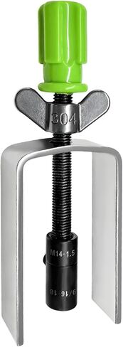 Steering Wheel Lock Plate Remover, Steel Lock Plate Removal Tool with 9/16''-18 Reversible Adapter, Wheel Compressor Puller Tool Snap Ring Remover for Most Vehicles in Saudi Arabia