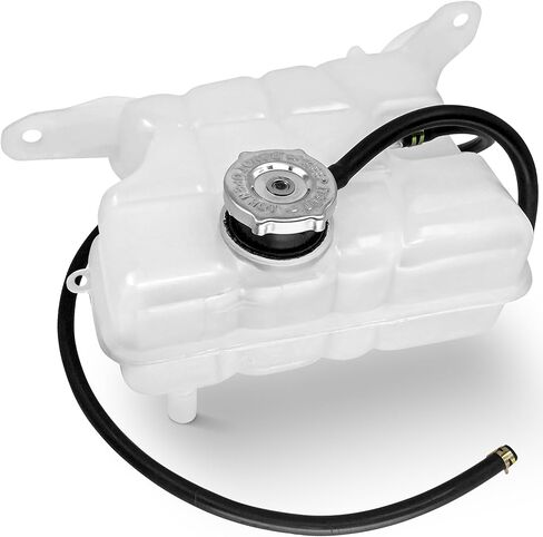603-319 Engine Coolant Overflow Recovery Reservoir Expansion Tank W/Cap And Pipe Compatible With 2002-2007 Jeep Liberty 52079848AA in Kuwait
