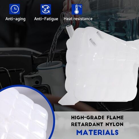 Engine Coolant Overflow Recovery Reservoir Tank [w/Cap & Sensor] Compatible with Freightliner M2 2012-2017 in Kuwait