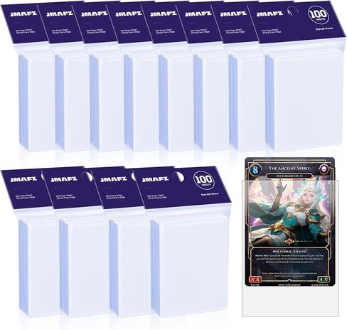 600/1200 Pcs Card Sleeves, MTG Card Sleeves for Standard Cards, Transparent Trading Cards Sleeves Fit for TCG, Baseball, Football Card, Sports Cards, Game Cardsnts Card Sleeves (600PCS) in Saudi Arabia