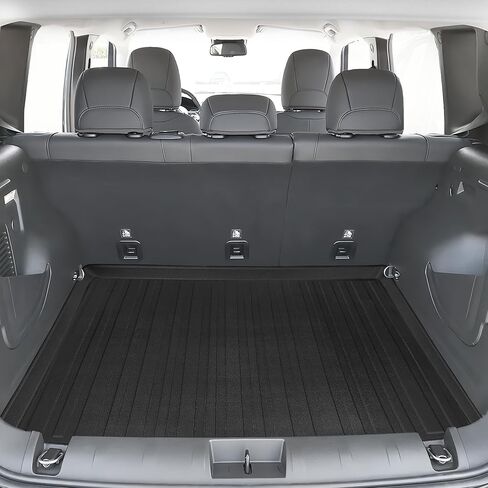 بطانة شحن فاخرة لسيارة Jeep Renegade 2015-2026 - سجادة صندوق السيارة ملائمة حسب الطلب - حصيرة شحن سوداء لجميع المواسم - بطانات صندوق السيارة مقاسة بالليزر ثلاثية الأبعاد لسيارة Jeep Renegade in Kuwait