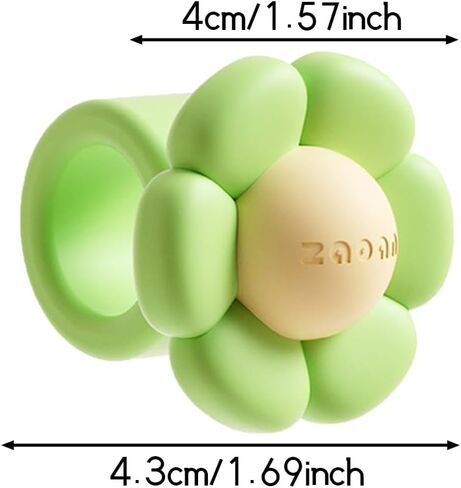 5 Pieces Flower Door Handle Covers | Silicone Anti-Collision and Noise Reducing Decorative Cushion | Easy Install Wall Protector for Home Offices in Saudi Arabia