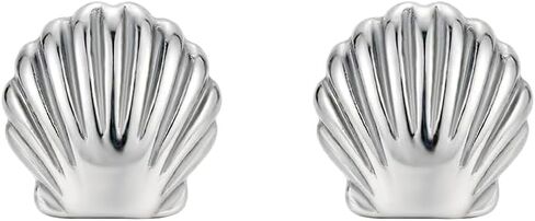 Mini Shell Stud Earrings For Women Girls Stainless Steel Minimalist Dainty Tiny Delicate Scallop Seashell Cartilage Earring Small Cute Studs Goldtone Silver Summer Beach Ocean Gifts Ear Jewelry in Saudi Arabia