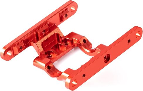 CNC Aluminum Skid Plate Transmission Mount Bracket Gearbox Base Center Frame Brace Plate Compatible with FMS FCX18 LC80 1/18 RC Crawler Car Upgrades (Red) in Kuwait
