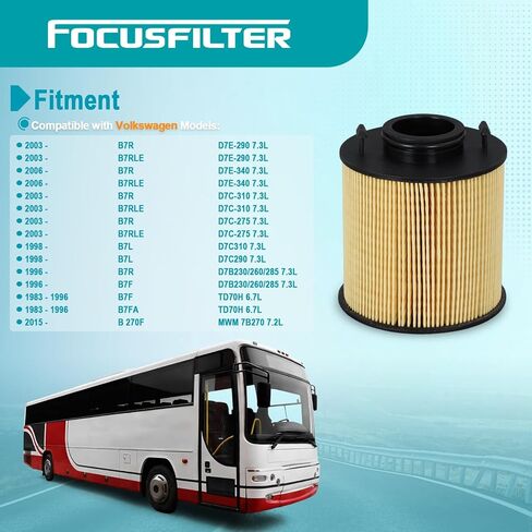 فلتر اليوريا من فئة OEM 1674458، لحافلة فولفو B7R/B7L/B7F مع محركات D7A/D7B/D7C/D7E (6.7L-7.3L)، يستبدل 3967874، 649425، 20876502 in Kuwait
