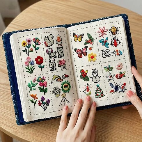 مجموعة كتب غرز التطريز، كتب الخياطة اليدوية مع الأدوات والبرامج التعليمية، كتب الخياطة للمبتدئين والمتحمسين in Kuwait