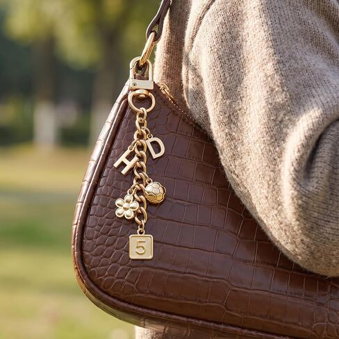 RAHHLIZS 20Pcs Gold Keychain Making Kit Key Swivel Snap Hook Chains DIY Keychain Supplies Bag Extender Chain Bag Charm DIY Bags Charm Keyring Key Chain Clip for Crafts Jewelry Making Handbag Purses in Saudi Arabia