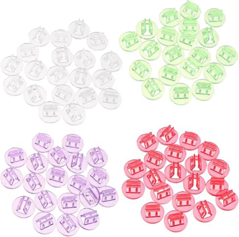 60 Pack Game Card Stands Display Plastic Blank Game Board Holder Clips Photocard Holder Token Card Stand for Tabletop Game Standees Board Game Markers Postcards Blank Cards Greeting Cards Note Cards in Kuwait