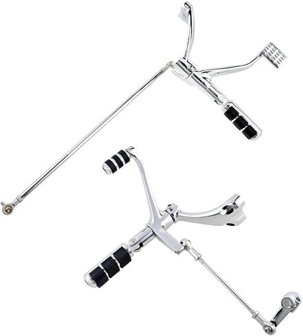 Completed Set Chrome Forward Controls Compatible with Harley Sportster XL883 XL1200 2004-2013 in Kuwait
