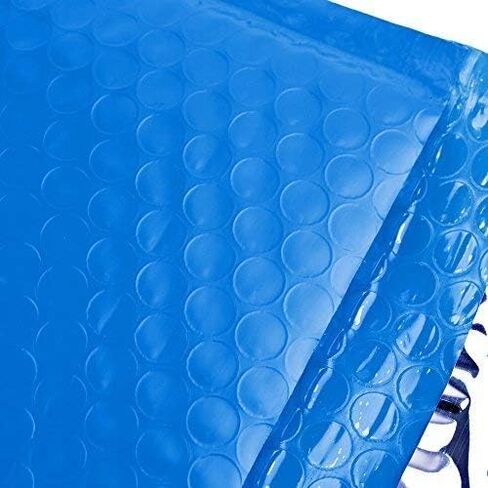 ProLine #00 5" x10" Blue Poly Bubble Mailers Self Seal Padded Shipping Envelopes Bags (Useable Size 5" x 9") (25) in Kuwait