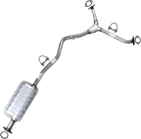 Exhaust Resonator Y Pipe Compatible for 2010-2015 Subaru Outback 3.6L | Stainless Steel | Northeastern Exhaust | Free Gasket and Clamp Included | Automotive Replacement Part in Kuwait