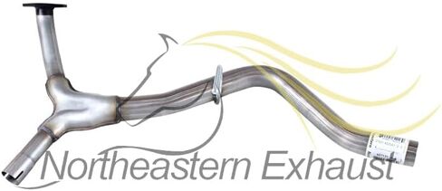 Exhaust Resonator Y Pipe Compatible for 2010-2015 Subaru Outback 3.6L | Stainless Steel | Northeastern Exhaust | Free Gasket and Clamp Included | Automotive Replacement Part in Kuwait