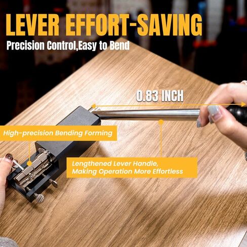 KATWAY Professional Jewelry Ring Bender Tool Kit – Spoon Ring Maker with Durable Nylon Dies, Adjustable Multi-Size Ring Sizer & Heavy-Duty Bending Machine for Gold, Silver, Brass, Copper DIY Rings in Saudi Arabia