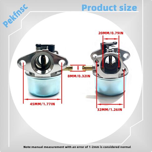 799868 Carburetor Tune Up Kits Fit for Briggs & Stratton 4-7 Hp Engines (No Choke) 6.5Hp 6.75Hp Small Engines Carb Replace Part 498170799872 499617799868 with Gasket Spark Plug Primer Bulb Fuel Filter in Saudi Arabia
