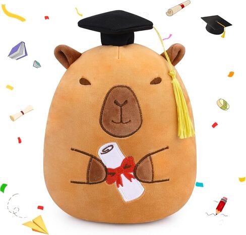 Graduation Black Cat Plush, 2026 Graduation Stuffed Animal with Oh The Places Youll Go, 8 Inch Cute Cat Plush Oh The Places You'll Go Graduation Gifts for Girls Boys Kids in Saudi Arabia