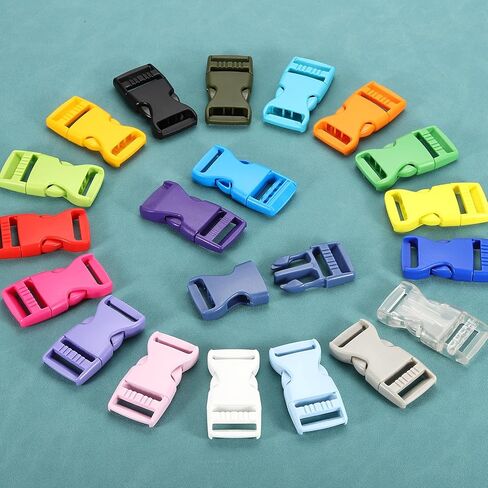 PATIKIL Quick Side Release Buckle, Plastic Buckle Clip Dual Adjustable Belt Snap Fasteners Clasp for Backpack in Kuwait
