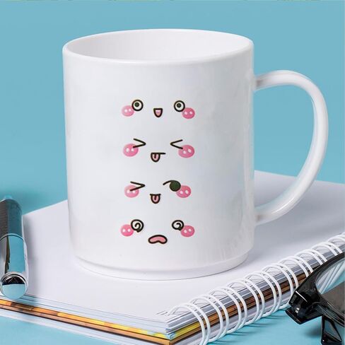 360Pcs Cute Cartoon Face Stickers for for Halloween, Christmas and Valentine's Day Daily Life, Expression Stickers with Colorful Eyes Nose Mouth Creative Stationery Sticker(Cute) in Saudi Arabia