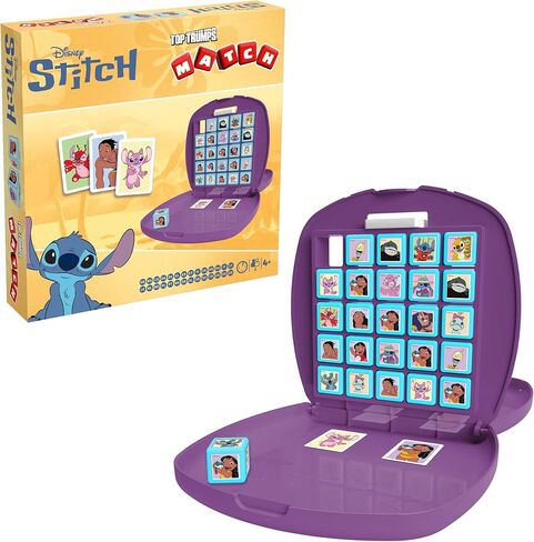 Top Trumps Match Game Lilo & Stitch - Family Board Games for Kids and Adults - Matching and Memory for Two Player Kids Game - Memories and Learning Fun Time for 4 and up in Saudi Arabia