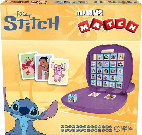 Top Trumps Match Game Lilo & Stitch - Family Board Games for Kids and Adults - Matching and Memory for Two Player Kids Game - Memories and Learning Fun Time for 4 and up in Saudi Arabia