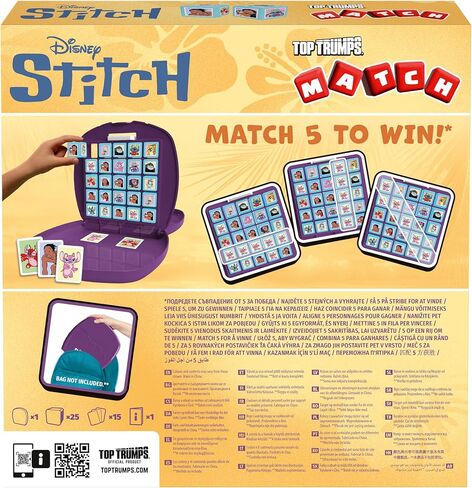 Top Trumps Match Game Lilo & Stitch - Family Board Games for Kids and Adults - Matching and Memory for Two Player Kids Game - Memories and Learning Fun Time for 4 and up in Saudi Arabia