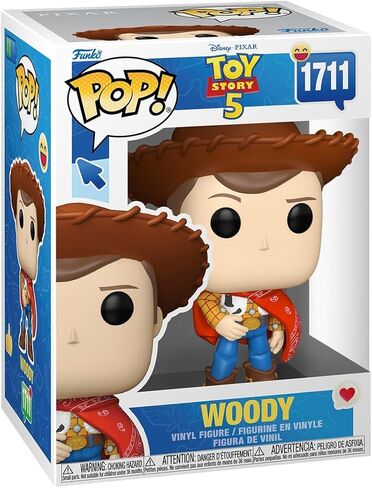 Funko Pop! Disney: Toy Story 5 - Woody - Collectable Vinyl Figure - Gift Idea - Official Merchandise - Toys for Kids & Adults - Disney Fans - Model Figure for Collectors and Display in Kuwait
