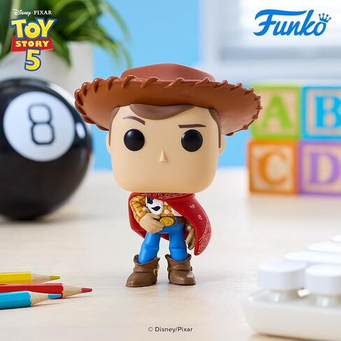 Funko Pop! Disney: Toy Story 5 - Woody - Collectable Vinyl Figure - Gift Idea - Official Merchandise - Toys for Kids & Adults - Disney Fans - Model Figure for Collectors and Display in Kuwait