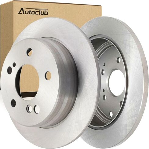 Autoclub 31312 11.46 in (291mm) Rear Brake Rotors for 2002-2023 Nissan Altima, 2007-2019 Nissan Sentra, 2004-2008 Nissan Maxima, 2011-2017 Nissan Juke Replacement disc Brakes Solid Left Right Side 2PC in Kuwait
