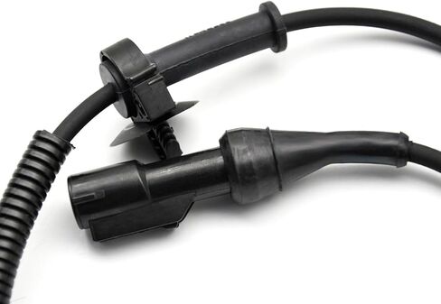 قطعتان من مستشعر سرعة العجلات الأمامية ABS يسار يمين متوافق مع Ford F250 4WD 1999 2000 2001 2002 2003 2004، مع Excursion F350 F450 F550 Super Duty، استبدال # ALS197 F81Z2C204BA F81Z2C204BB in Kuwait