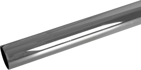 Exhaust Stack Pipe Compatible With Universal 2"" X 48"", Straight Chrome in Kuwait