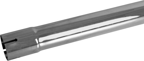 Exhaust Stack Pipe Compatible With Universal 2"" X 48"", Straight Chrome in Kuwait