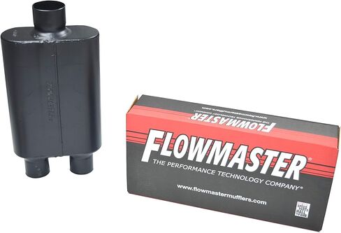Truck Exhaust Kits - Shop Line Dual Exhaust Sytem 2.5 inch Aluminized Pipe Flowmaster 40 Series Muffler in Saudi Arabia