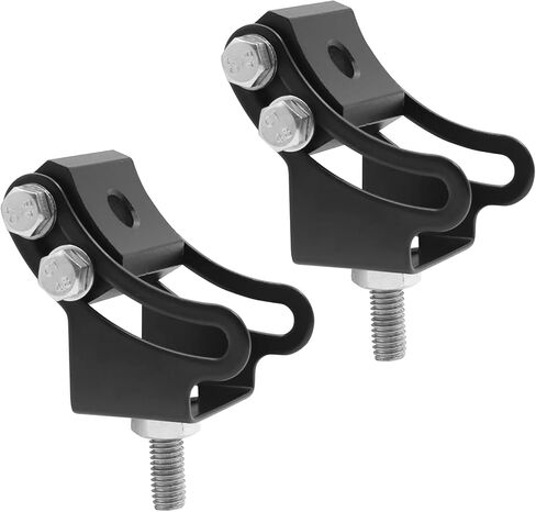 jose2015 2PCS Light Bar Mounts,Universal Light Bar Adjustable Slide Mounting Bracket Off Road Work Light Bracket for Most Straight or Curved Light Bars from 4 inch up to 52 inch in Saudi Arabia