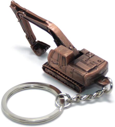Small Excavator Keychain Alloy Excavator Model Pendant for Bag Car Gift Accessories For Men Women in Kuwait