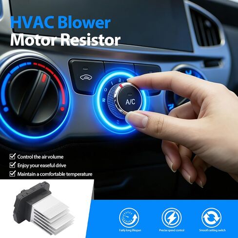 HVAC Blower Motor Resistor Compatible with Hyundai Sonata Replaces Replaces Replaces LFR0811 97235D4000 3078038 20 21 22 2020 2021 2022 in Kuwait