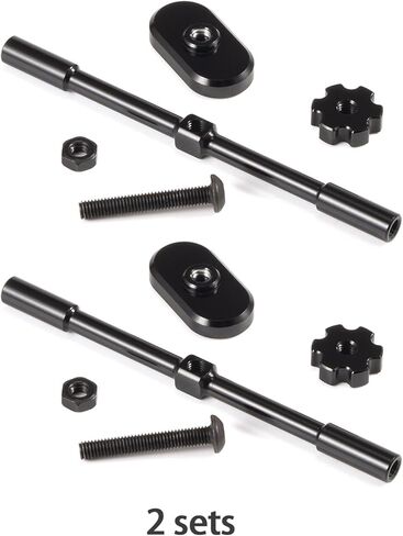2PCS Aluminum Ultra-Light Body Mounts Chassis Brace, 70mm Width for 1/10 RC Crawler LCG Comp Rigs in Saudi Arabia