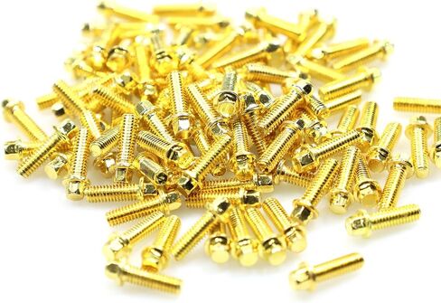 براغي سداسية ذات رأس فولاذي مقاس 1.9 من Real مقاس M2.5 * 8 100 قطعة (فضي) in Kuwait
