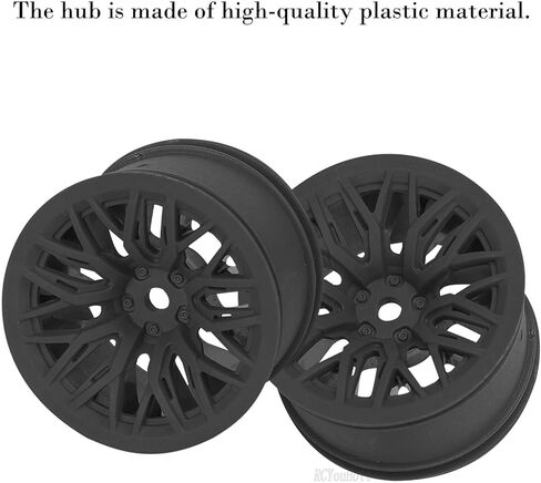 مجموعة عجلات وإطارات RC لجرانيت 1/18، إطارات شاحنة تايفون 1/18، إطار مطاطي RC مع عجلة بلاستيكية، عجلات وإطارات (4 قطع)، أسود in Kuwait