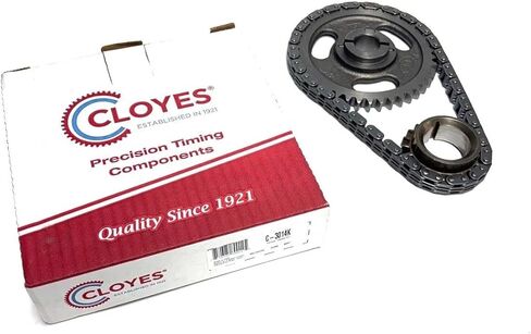 Timing Chain Kit compatible with 1965-1972 Ford Mercury 289 302 351 351W Windsor V-8, 3-Piece Set, Machined Finish in Saudi Arabia