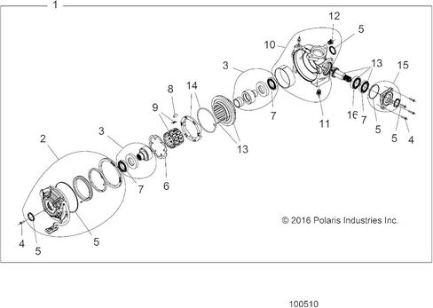 Polaris 2203729 Seal Repair Kit 8-2010 S 4 EFI LE RZR Sportsman 1000 850 800 200 in Kuwait