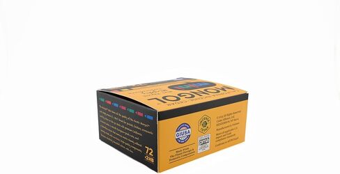 Mongol Classic Incense Cedar Mini #2 Pencil - 72-Pack – Pre-sharpened, European Graphite Core, US Grown Cedar, Smudge Free Eraser – Nontoxic PMA Certified in Saudi Arabia