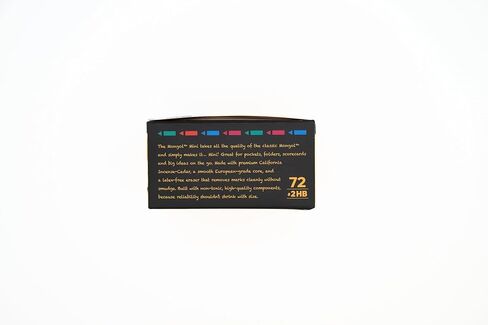 Mongol Classic Incense Cedar Mini #2 Pencil - 72-Pack – Pre-sharpened, European Graphite Core, US Grown Cedar, Smudge Free Eraser – Nontoxic PMA Certified in Saudi Arabia