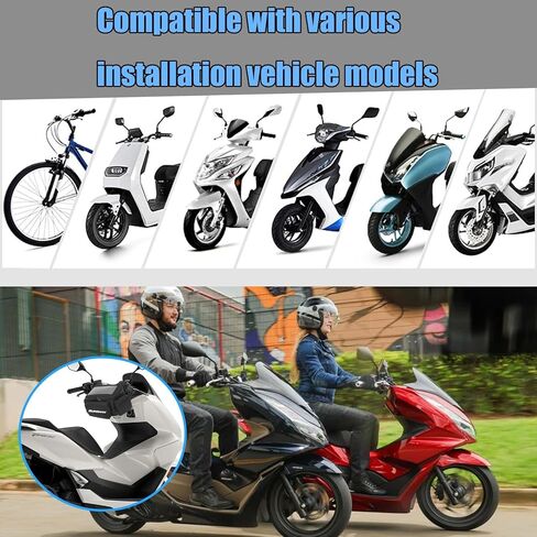 ل BURGMAN STERRT 125EX BURGMAN 400 200 دراجة نارية سكوتر الجبهة حقيبة للماء الهاتف المحمول شاشة تعمل باللمس 2L حقيبة تخزين سعة كبيرة (BURGMAN) in Kuwait