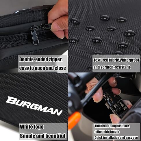 ل BURGMAN STERRT 125EX BURGMAN 400 200 دراجة نارية سكوتر الجبهة حقيبة للماء الهاتف المحمول شاشة تعمل باللمس 2L حقيبة تخزين سعة كبيرة (BURGMAN) in Kuwait