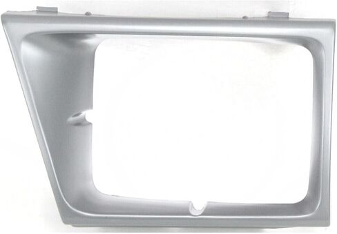 DAT AUTO PARTS الجبهة اليمنى للركاب الجانب الأمامي غطاء باب الحافة غطاء مصبغة يناسب 1997-2002 Ford Econoline Van شعاع مختوم، بلاستيك فضي محكم، يستبدل FO2513158، F7UZ13052AAA in Kuwait